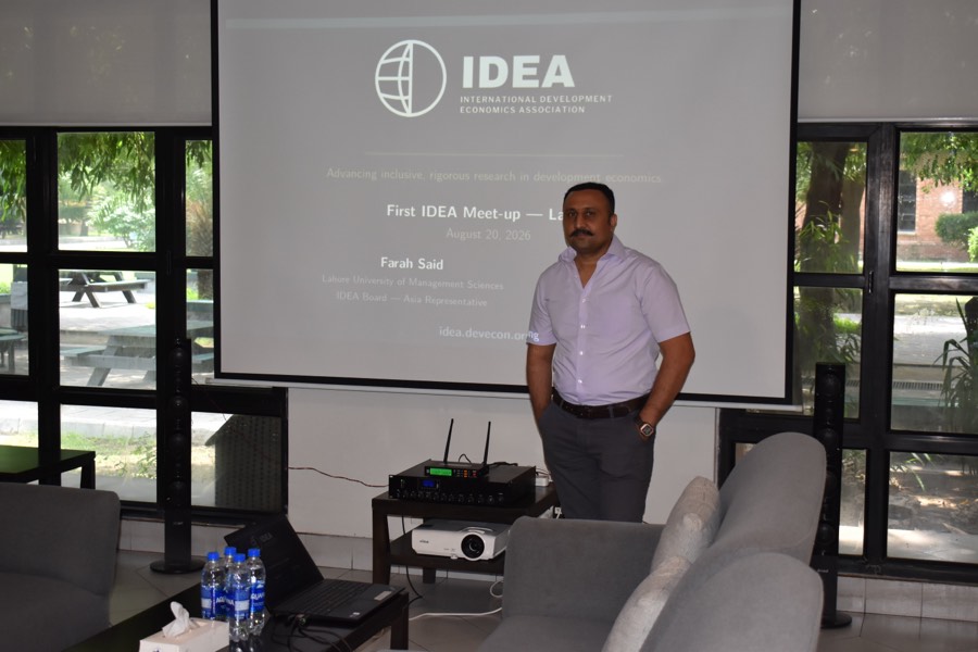 IDEA meet-up in Lahore, August 2026